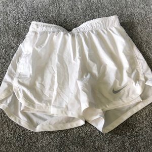 Nike white women shorts